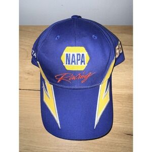 NAPA RACING HAT CAP NAPA AUTO‎ PARTS SUPPLIER Michael Waltrip Nascar Blue Yellow